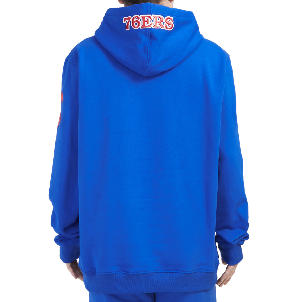 Pro Standard 76ERS OLD ENGLISH FLC PO HOODIE Image 2 of 4. Tap to open photo gallery.