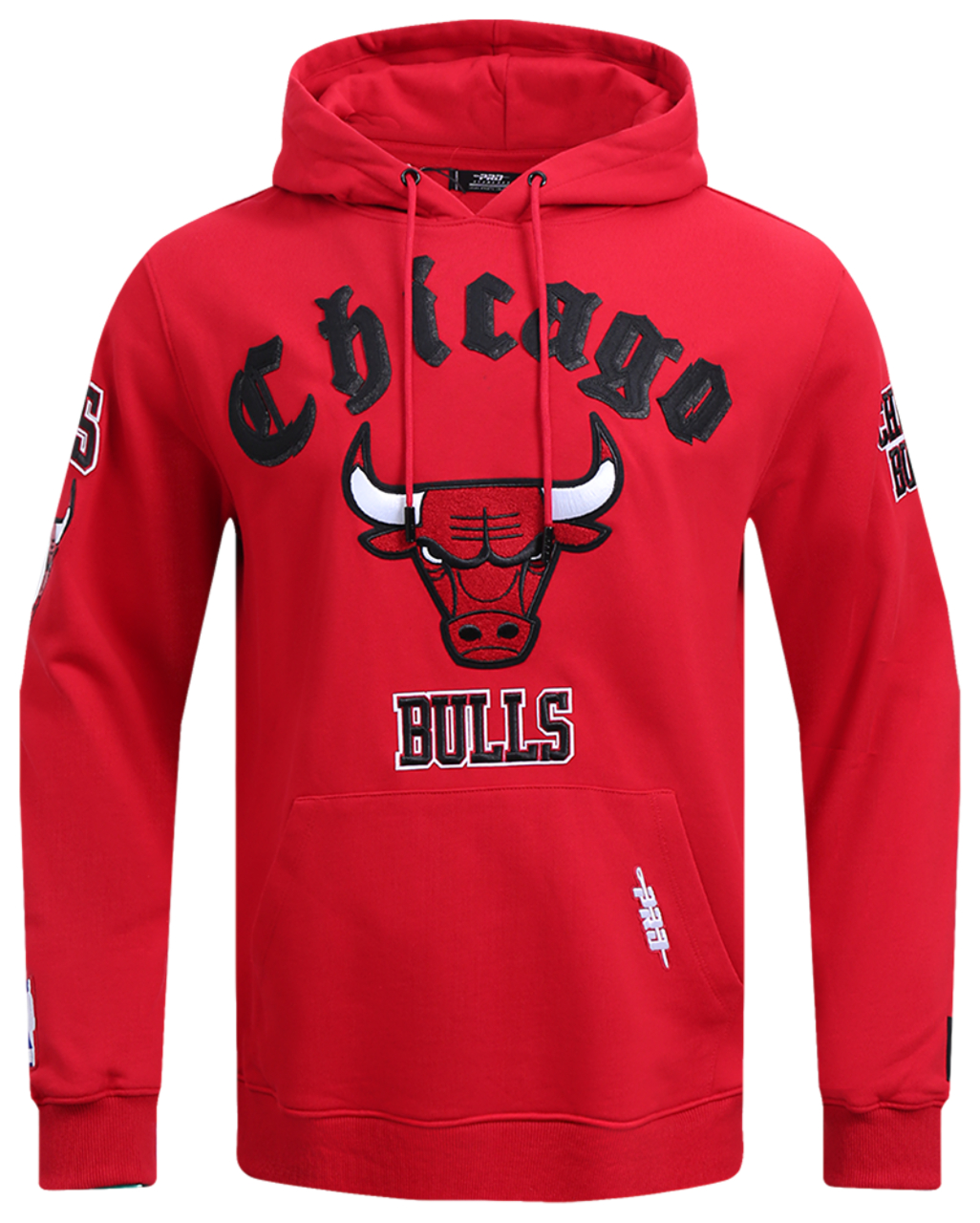 Pro Standard BULLS OLD ENGLISH FLC PO HOODIE Image 1 of 8. Tap to open photo gallery.