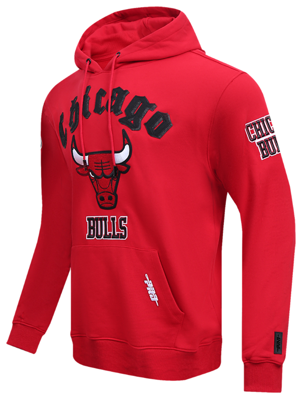 Pro Standard BULLS OLD ENGLISH FLC PO HOODIE Image 3 of 8. Tap to open photo gallery.
