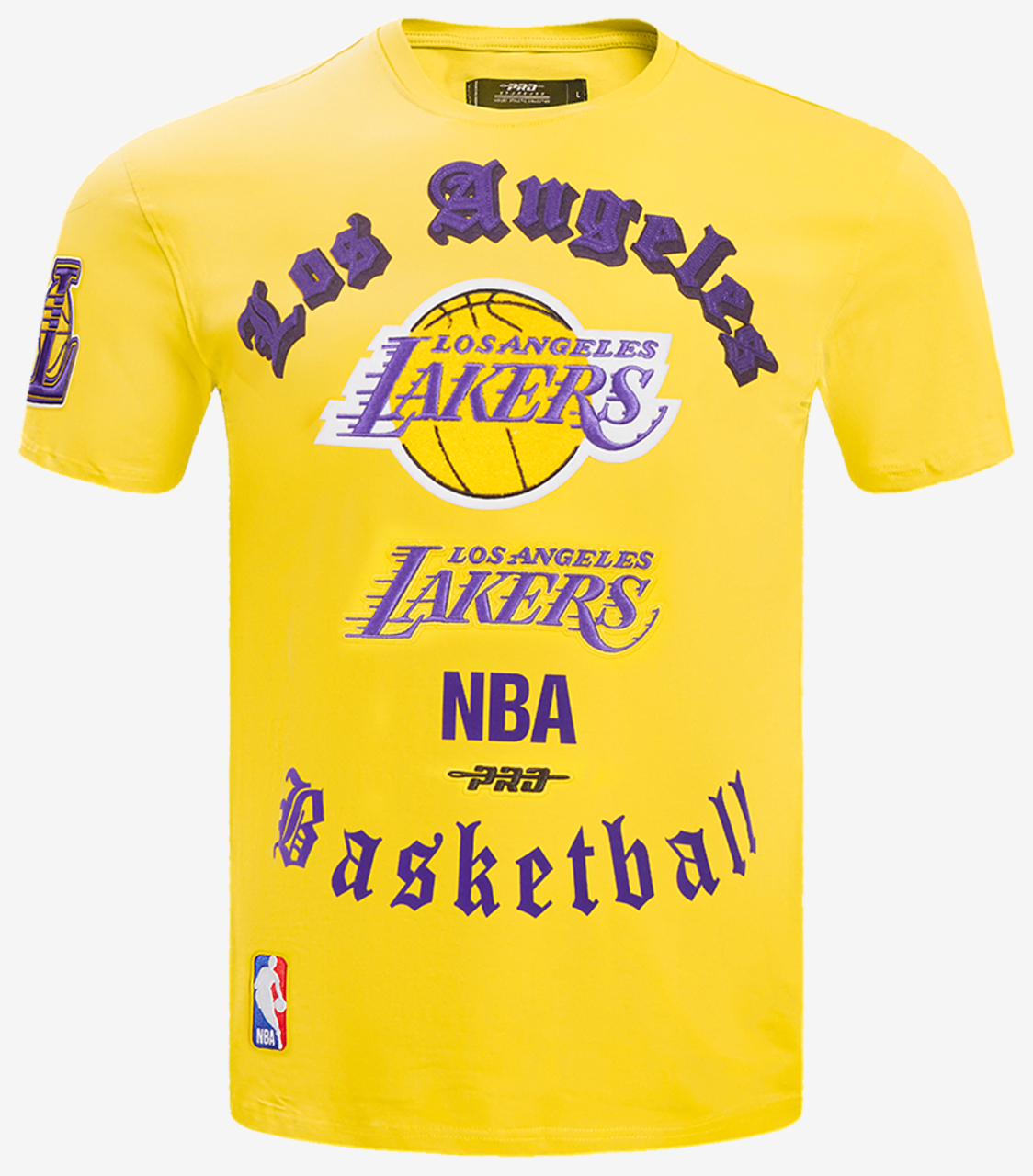 Pro Standard LAKERS OLD ENGLISH SJ TEE Image 1 of 6. Tap to open photo gallery.
