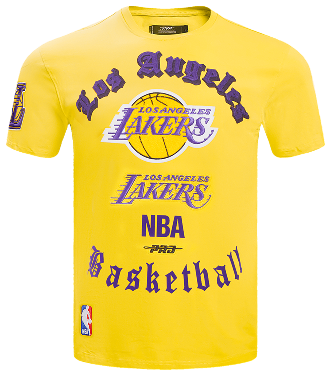 Pro Standard LAKERS OLD ENGLISH SJ TEE Image 1 of 6. Tap to open photo gallery.