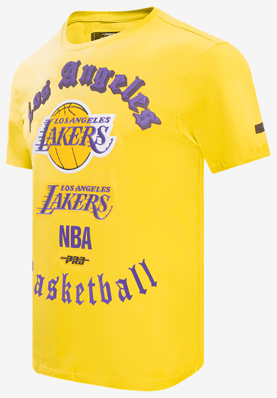Pro Standard LAKERS OLD ENGLISH SJ TEE Image 3 of 6. Tap to open photo gallery.