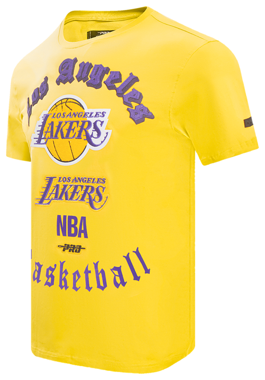 Pro Standard LAKERS OLD ENGLISH SJ TEE Image 3 of 6. Tap to open photo gallery.