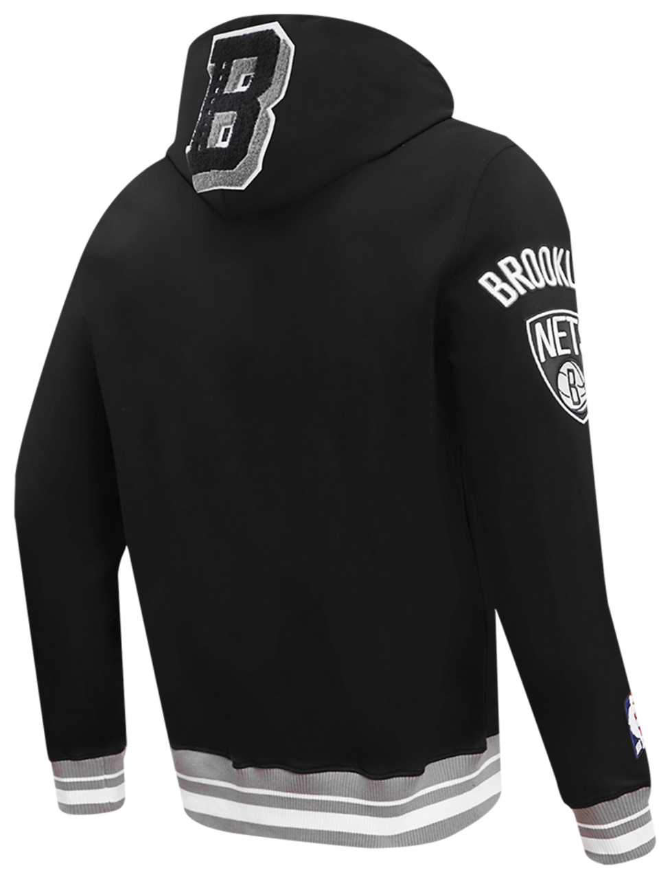 Pro Standard NETS MASH UP RIB FLC PO HOODIE Image 4 of 8. Tap to open photo gallery.