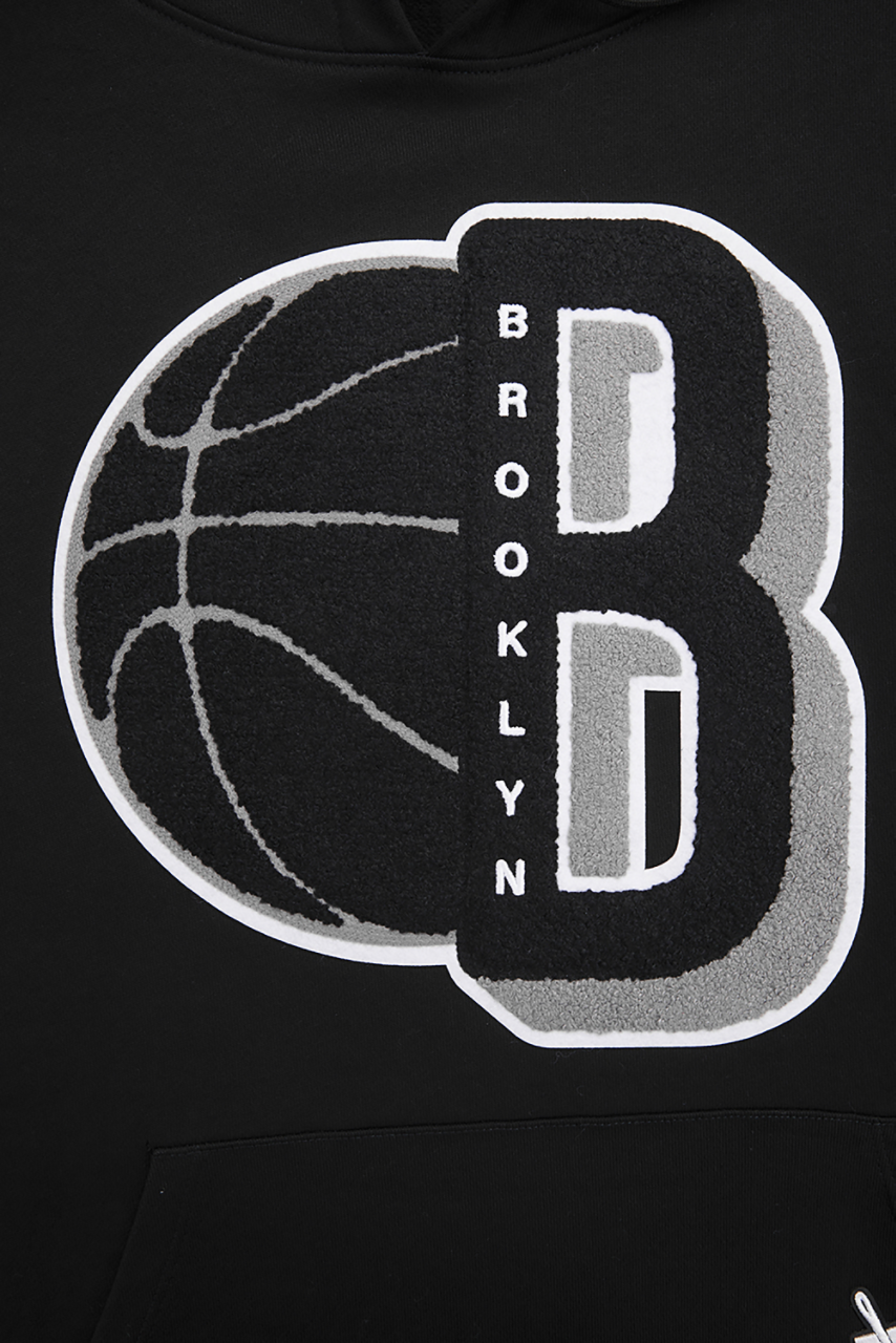 Pro Standard NETS MASH UP RIB FLC PO HOODIE Image 6 of 8. Tap to open photo gallery.
