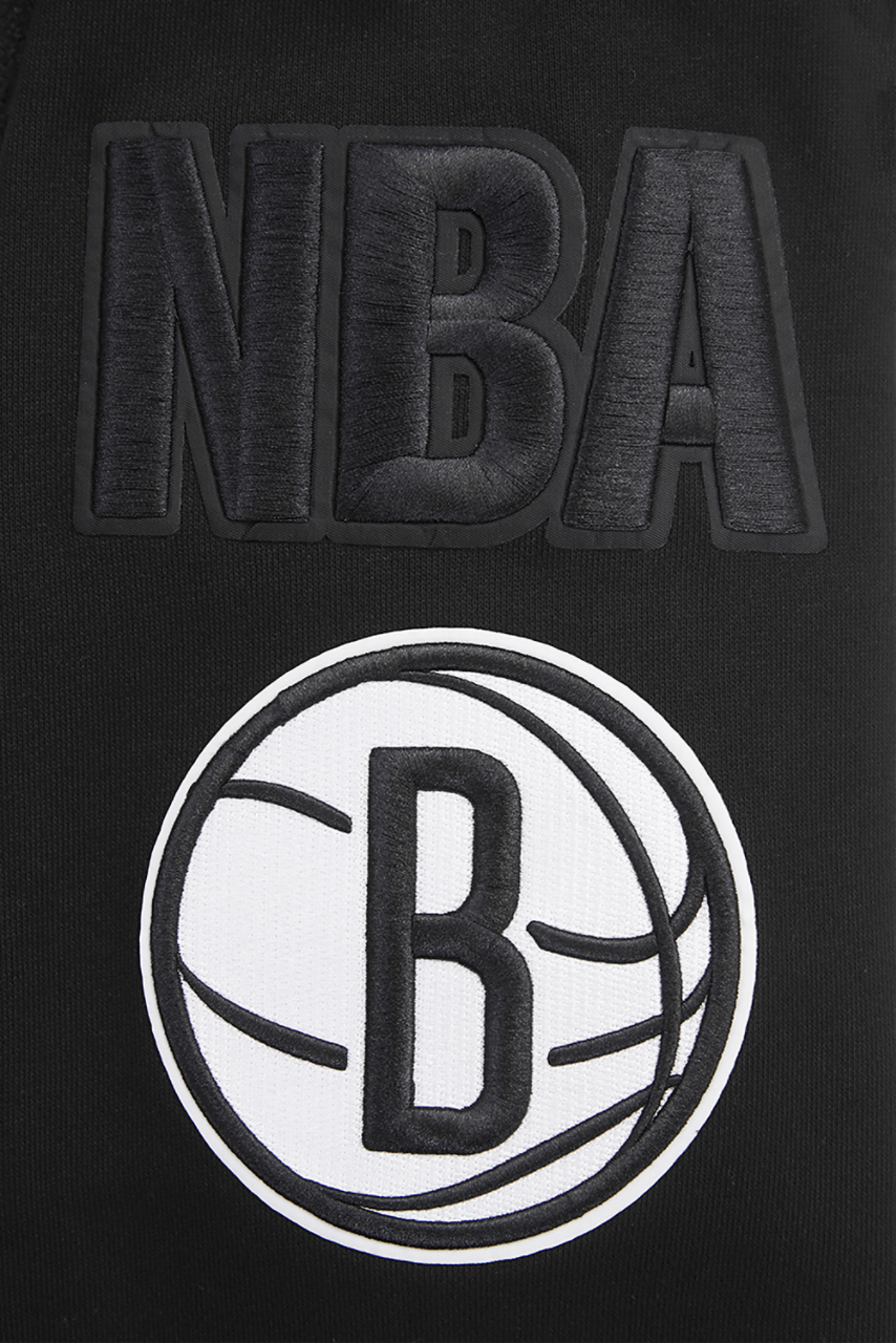 Pro Standard NETS MASH UP RIB FLC PO HOODIE Image 7 of 8. Tap to open photo gallery.