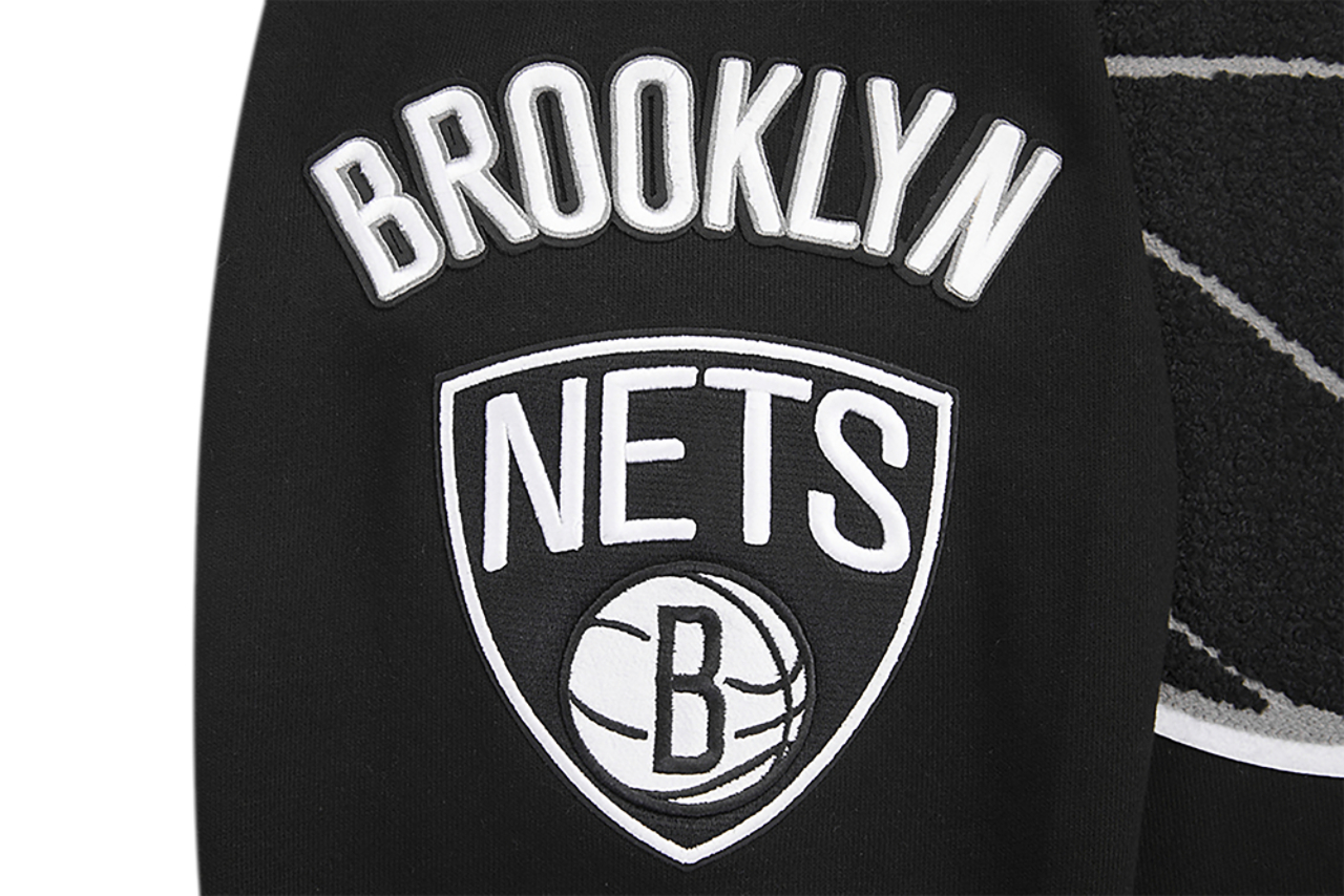Pro Standard NETS MASH UP RIB FLC PO HOODIE Image 8 of 8. Tap to open photo gallery.