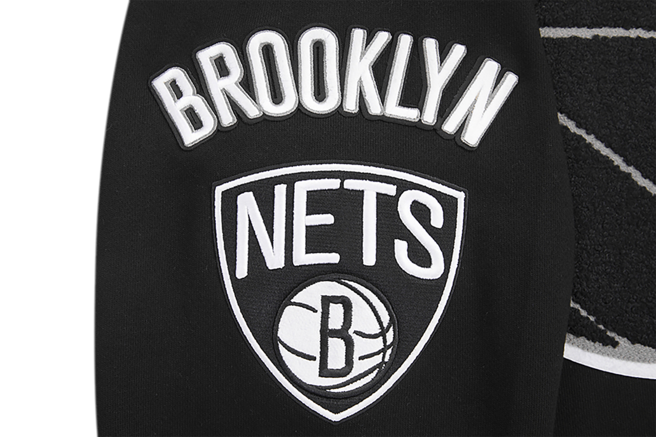 Pro Standard NETS MASH UP RIB FLC PO HOODIE Image 8 of 8. Tap to open photo gallery.