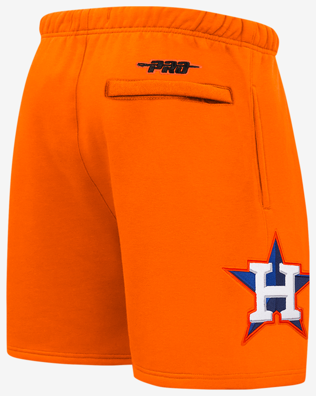 Pro Standard Astros Living Large Fleece Shorts Image 4 of 6. Tap to open photo gallery.