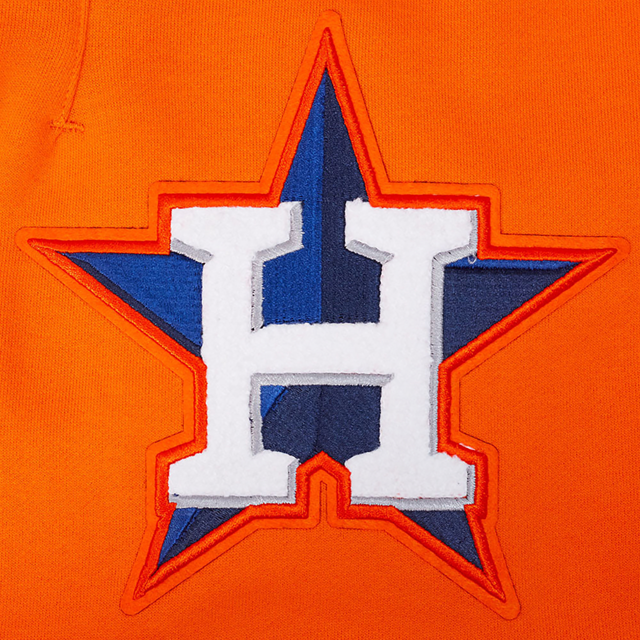 Pro Standard Astros Living Large Fleece Shorts Image 6 of 6. Tap to open photo gallery.