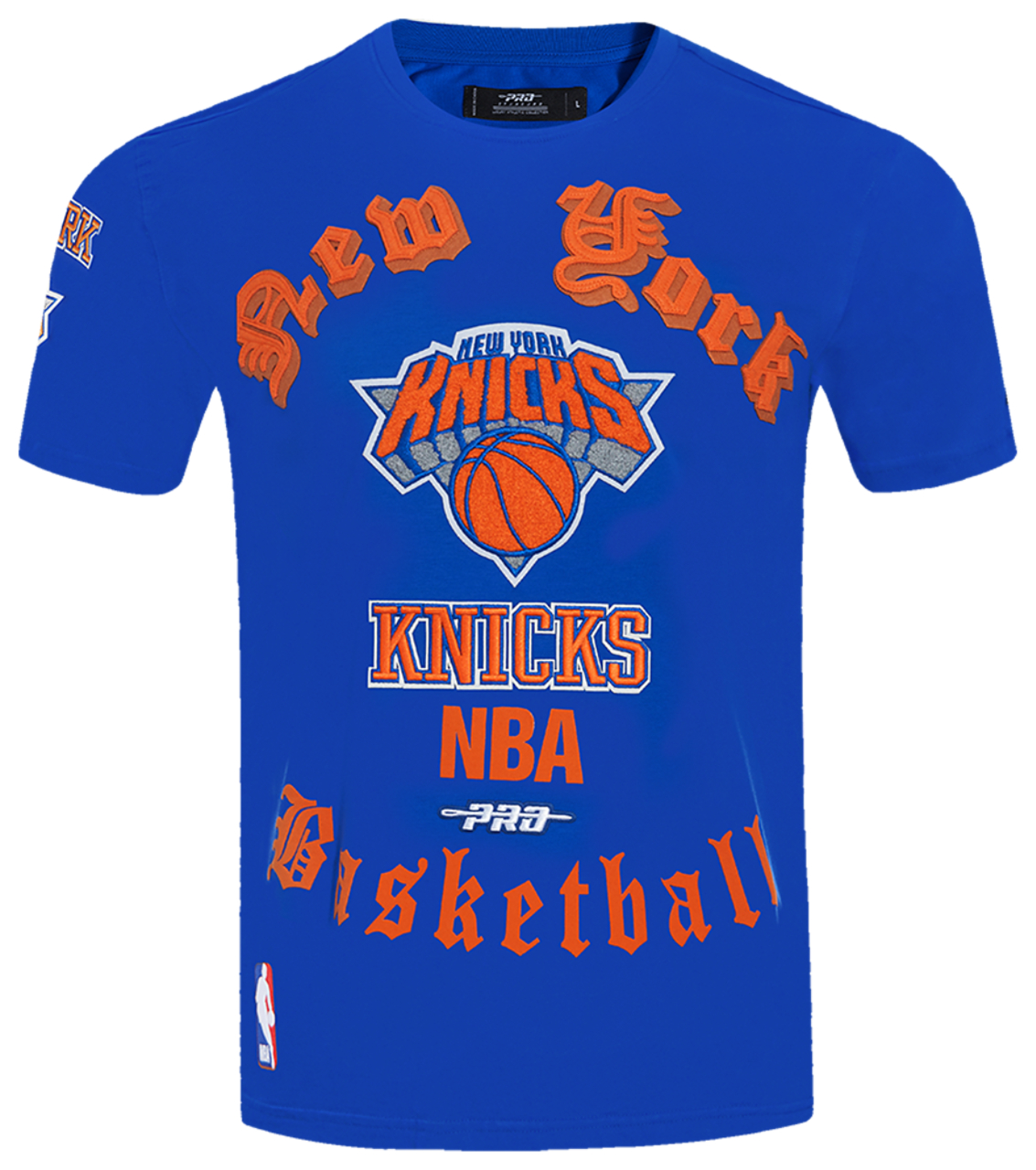 Pro Standard KNICKS OLD ENGLISH SJ TEE Image 1 of 6. Tap to open photo gallery.