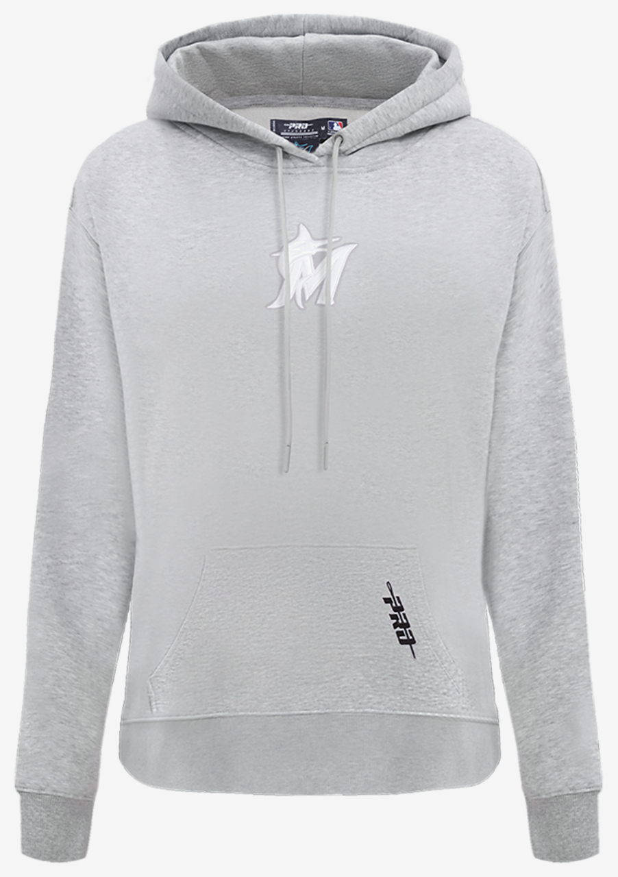 Pro Standard Marlins Classic DS PO Hoodie Image 1 of 5. Tap to open photo gallery.