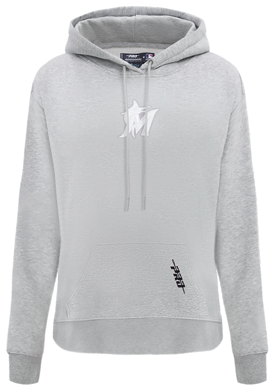 Pro Standard Marlins Classic DS PO Hoodie Image 1 of 5. Tap to open photo gallery.