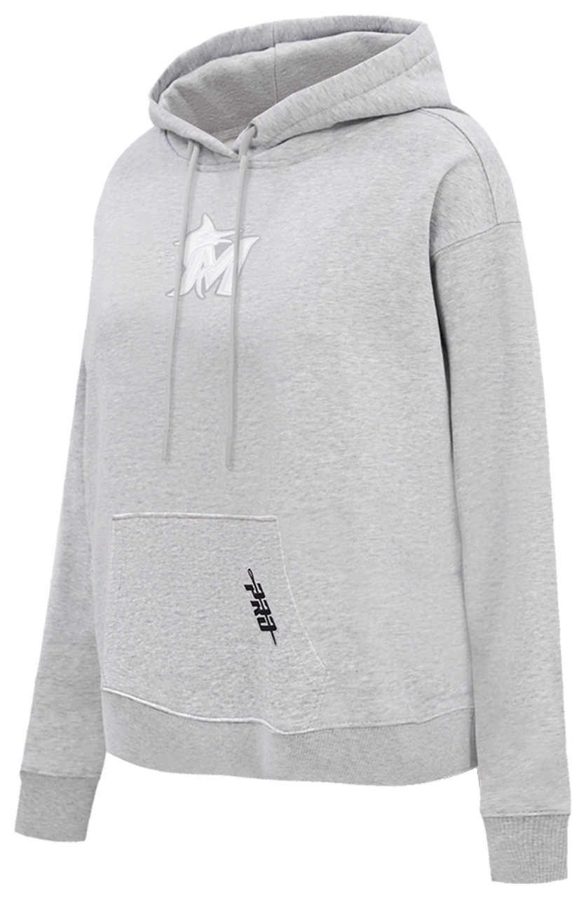Pro Standard Marlins Classic DS PO Hoodie Image 3 of 5. Tap to open photo gallery.