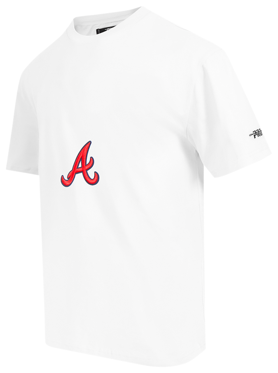 Pro Standard Braves Living Large CJ Drop Shoulder T-Shirt Image 1 of 5. Tap to open photo gallery.