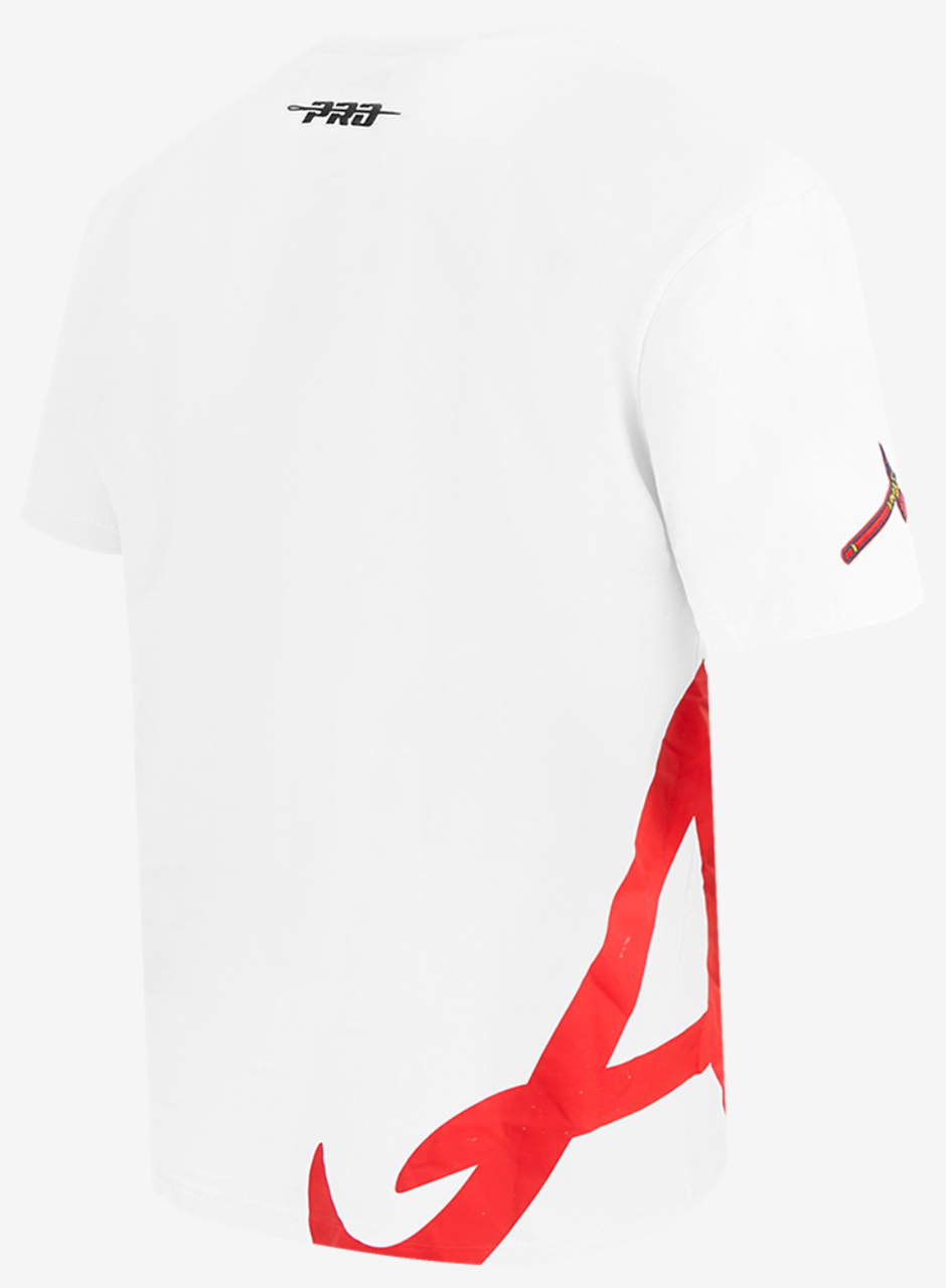 Pro Standard Braves Living Large CJ Drop Shoulder T-Shirt Image 2 of 5. Tap to open photo gallery.