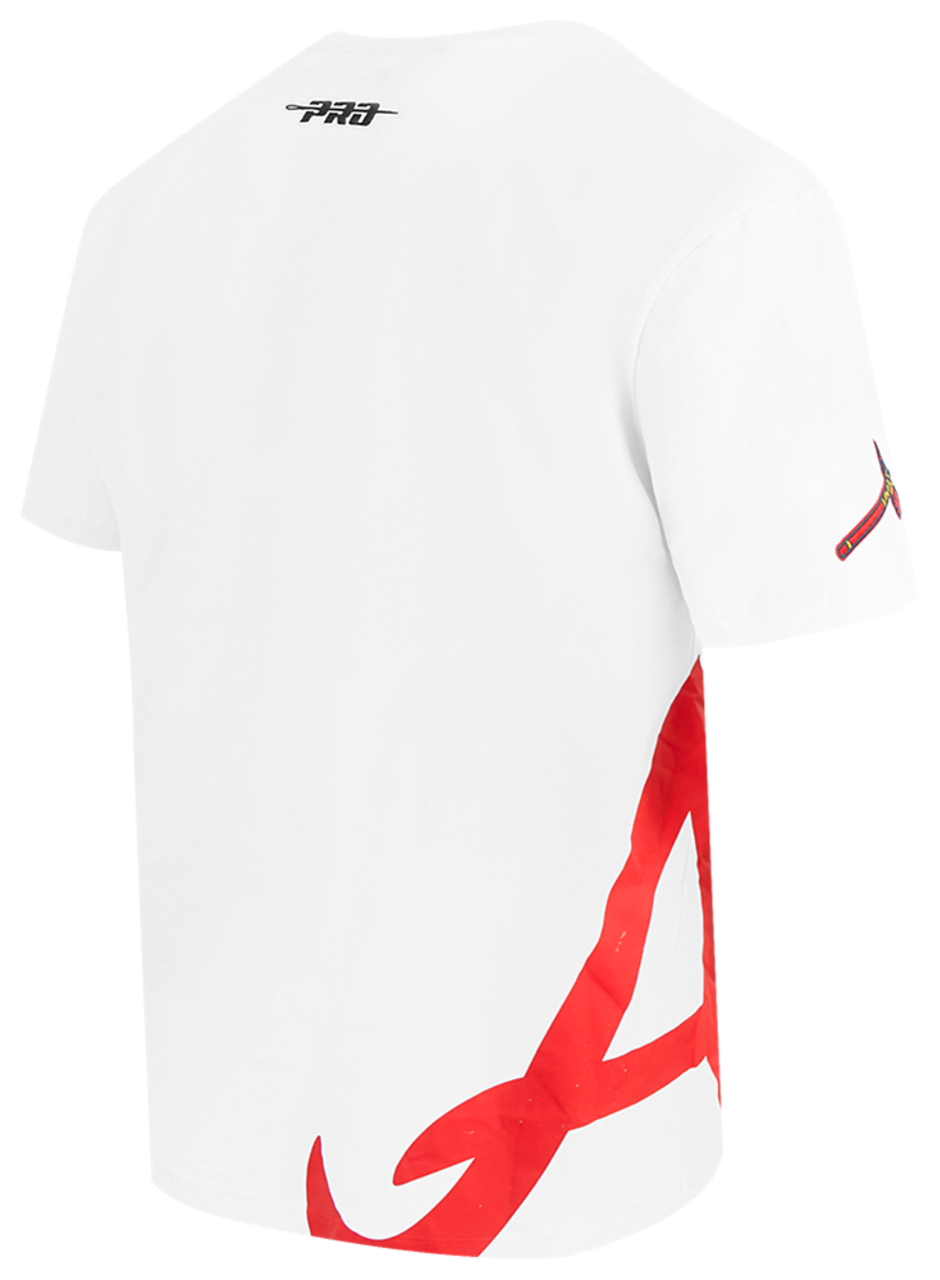 Pro Standard Braves Living Large CJ Drop Shoulder T-Shirt Image 2 of 5. Tap to open photo gallery.
