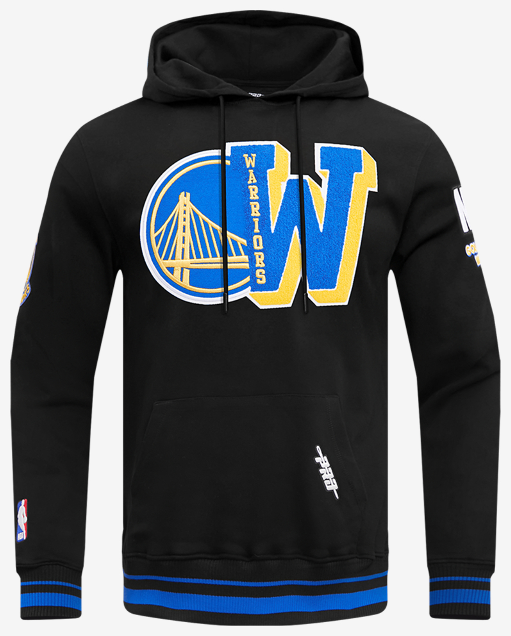 Pro Standard WARRIORS MASH UP RIB FLC PO HOODIE Image 1 of 8. Tap to open photo gallery.