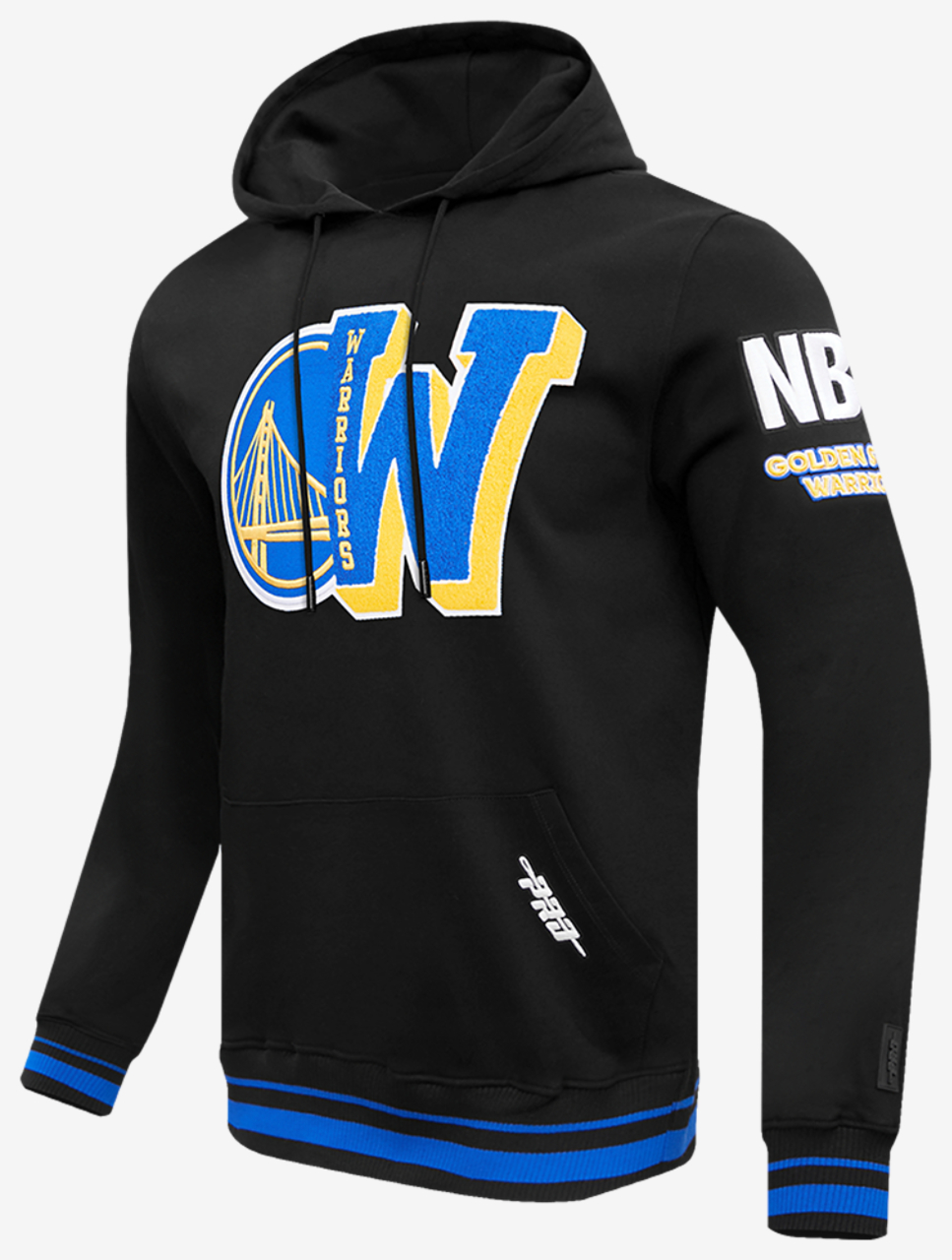Pro Standard WARRIORS MASH UP RIB FLC PO HOODIE Image 3 of 8. Tap to open photo gallery.