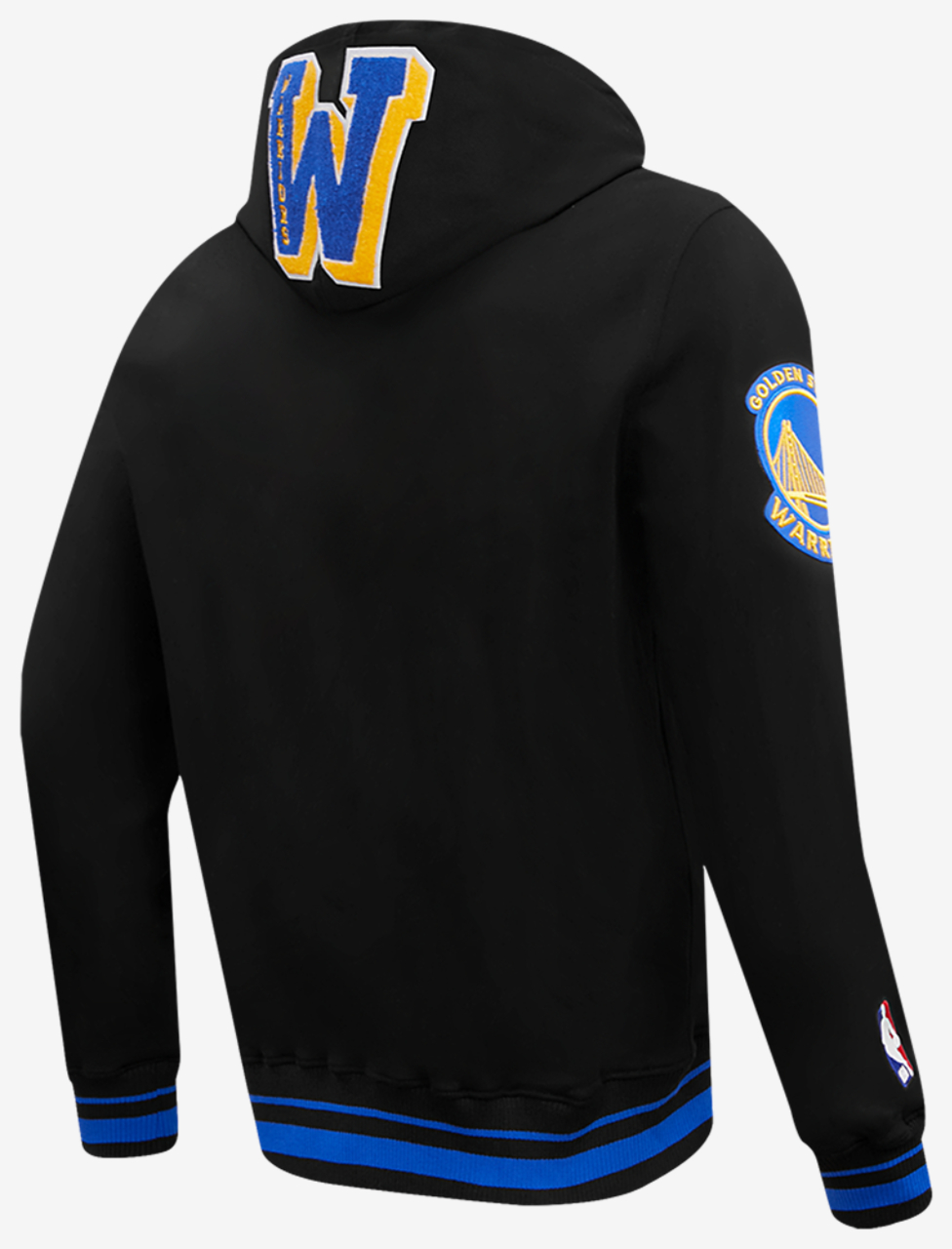 Pro Standard WARRIORS MASH UP RIB FLC PO HOODIE Image 4 of 8. Tap to open photo gallery.