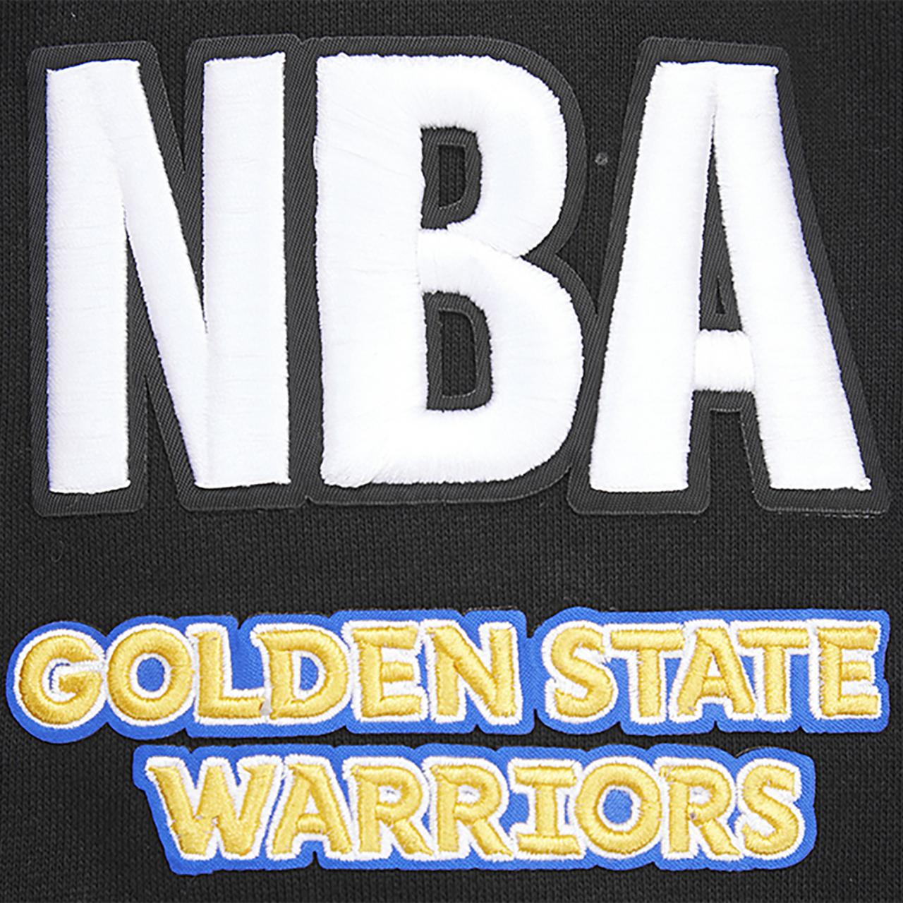 Pro Standard WARRIORS MASH UP RIB FLC PO HOODIE Image 7 of 8. Tap to open photo gallery.