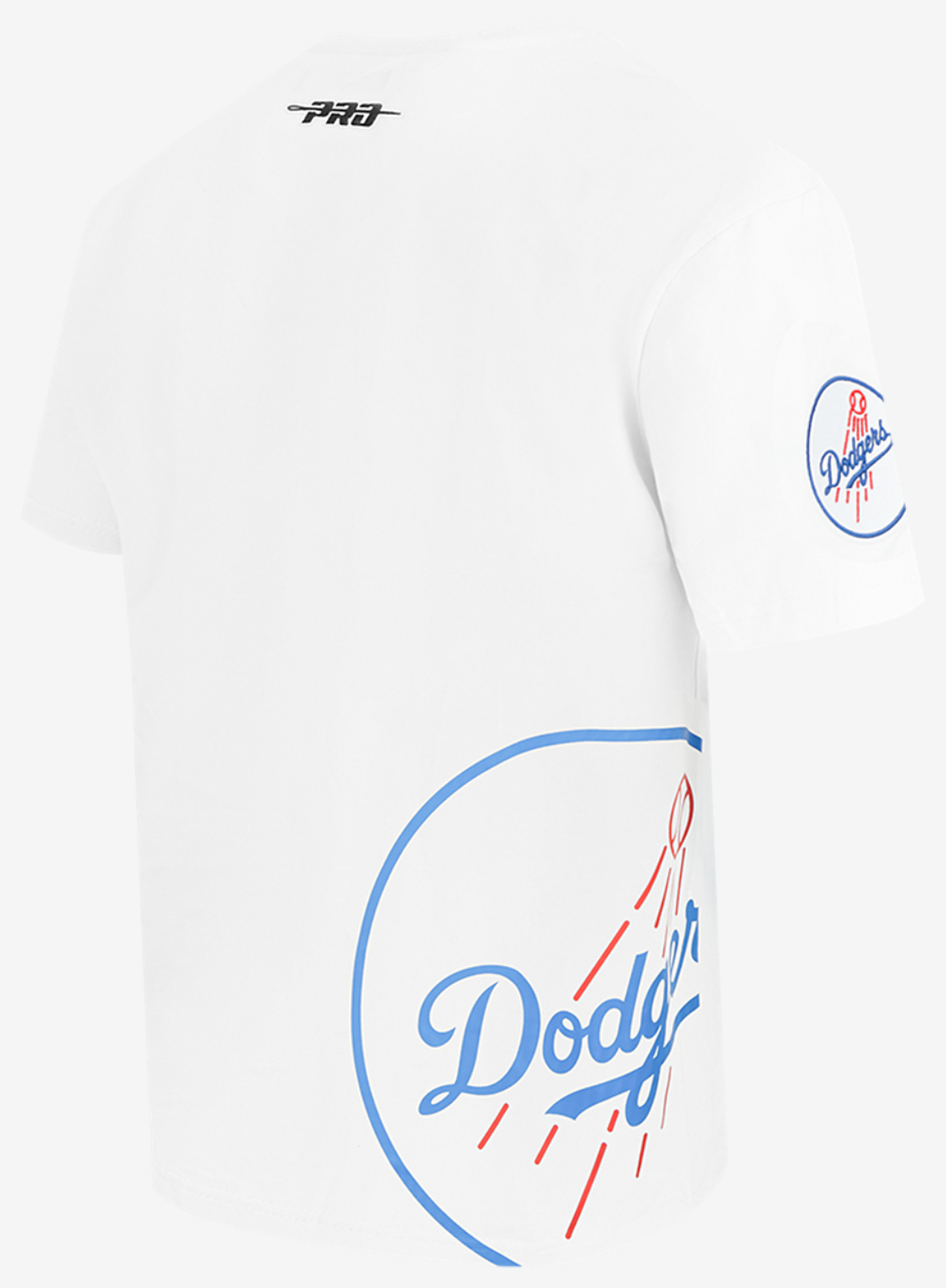 Pro Standard Dodgers Living Large CJ Drop Shoulder T-Shirt Image 2 of 5. Tap to open photo gallery.