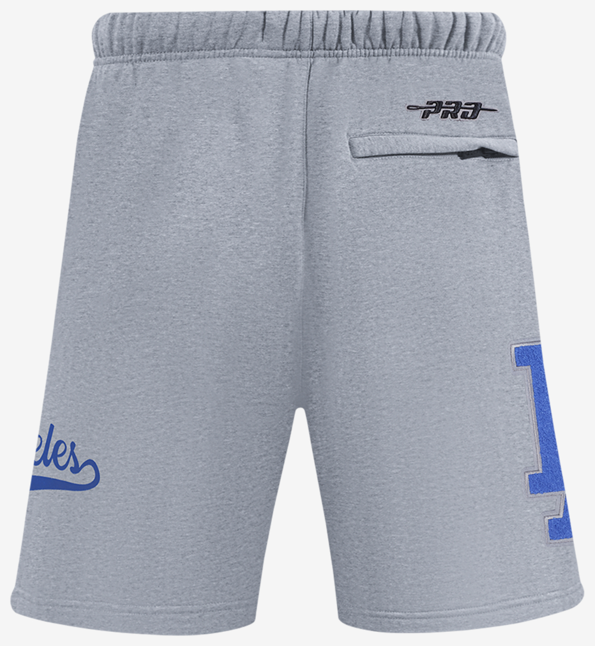Pro Standard Dodgers Living Large Fleece Shorts Image 2 of 6. Tap to open photo gallery.