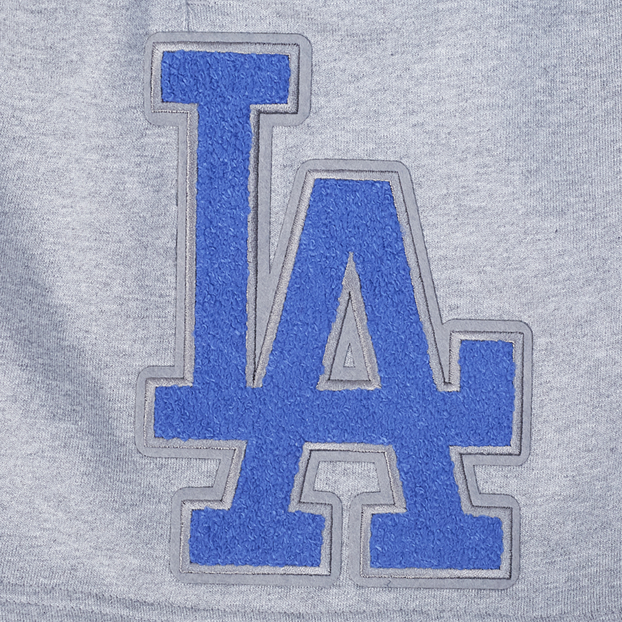 Pro Standard Dodgers Living Large Fleece Shorts Image 6 of 6. Tap to open photo gallery.