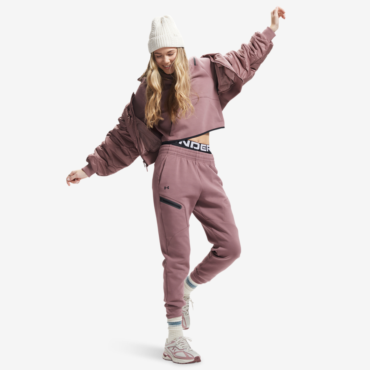 Under Armour Unstoppable Fleece Hoodie Image 3 of 3. Tap to open photo gallery.