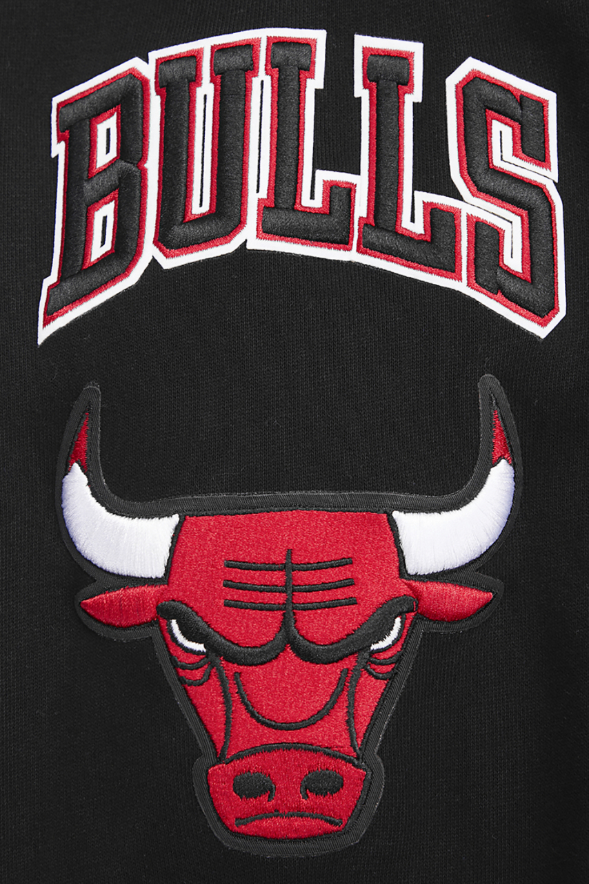 Pro Standard BULLS MASH UP RIB FLC PO HOODIE Image 7 of 8. Tap to open photo gallery.