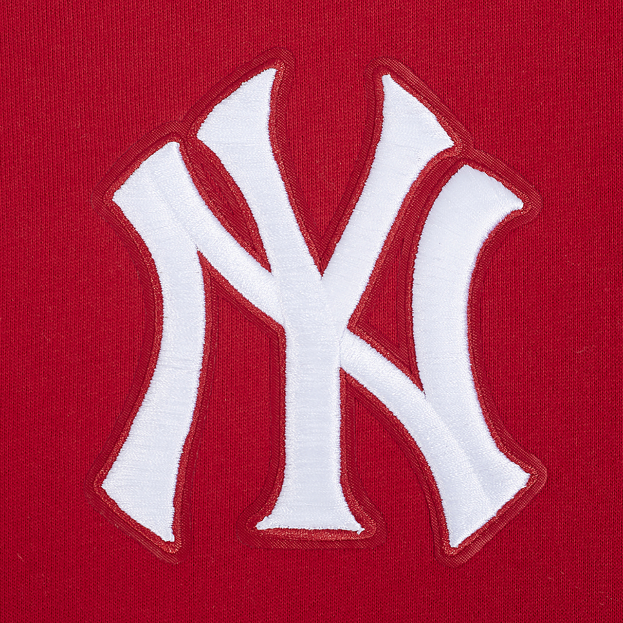 Pro Standard Yankees Living Large Drop Shoulder PO Hoodie Image 3 of 7. Tap to open photo gallery.