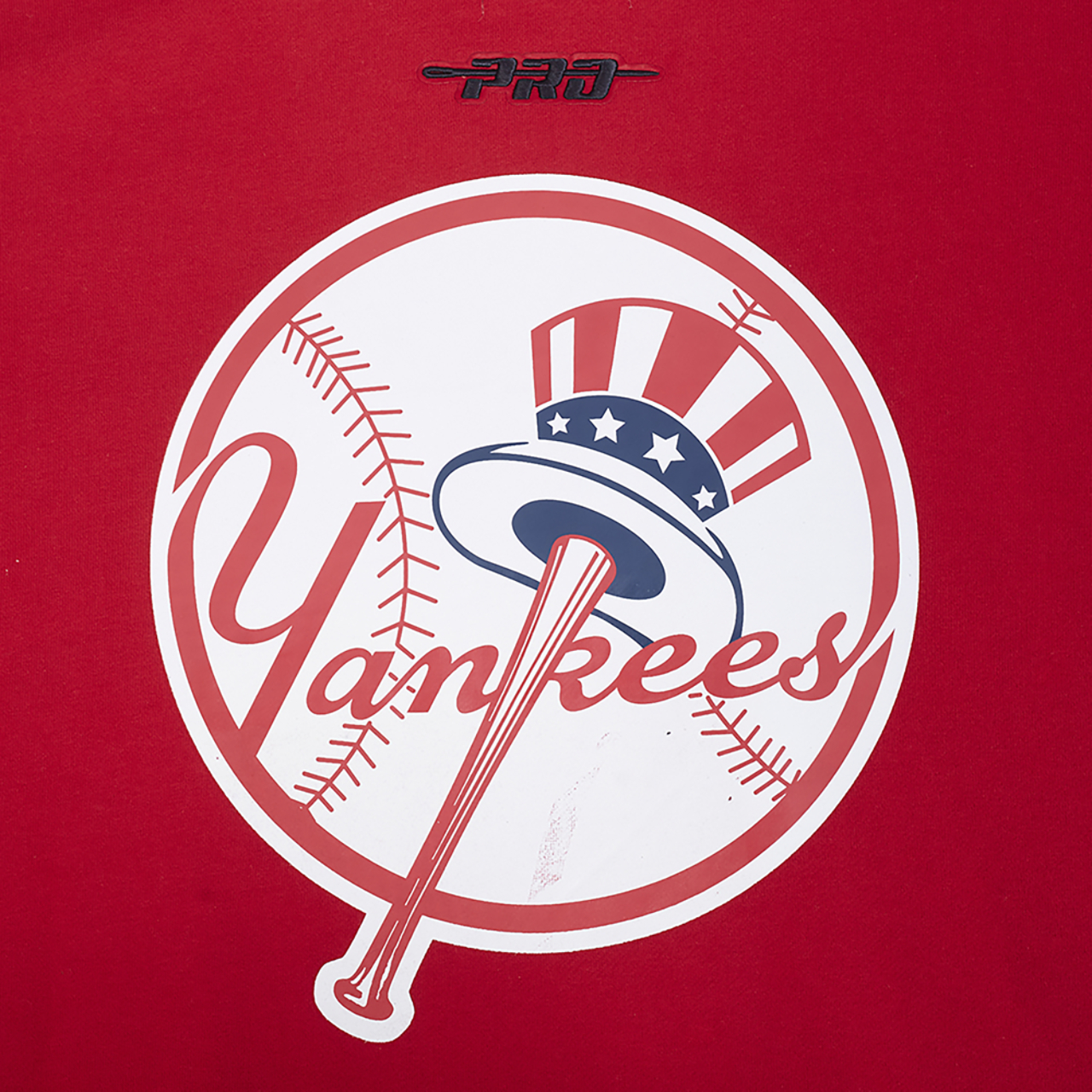 Pro Standard Yankees Living Large Drop Shoulder PO Hoodie Image 4 of 7. Tap to open photo gallery.