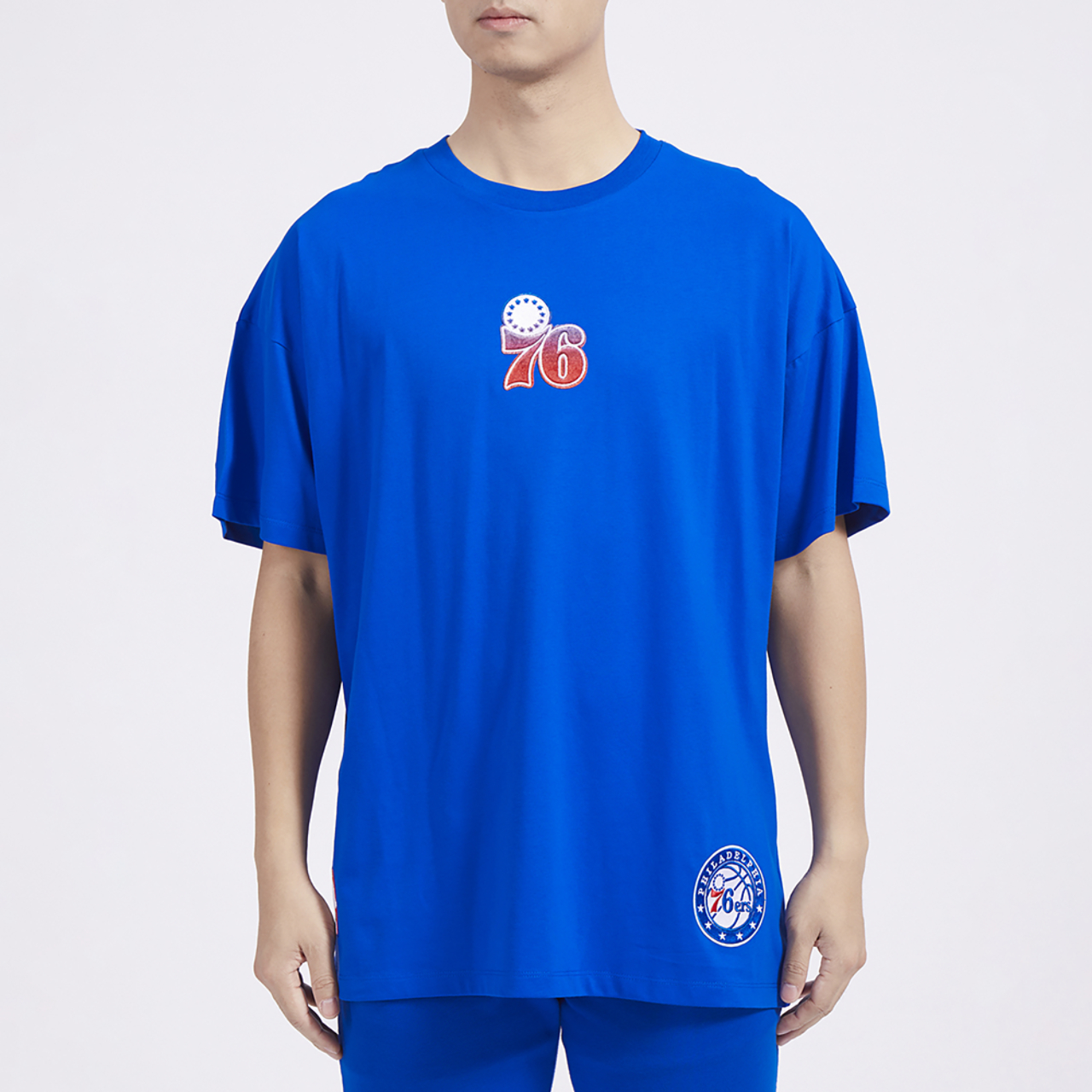 Pro Standard 76ers OS Letters CJ DS T-Shirt Image 1 of 5. Tap to open photo gallery.