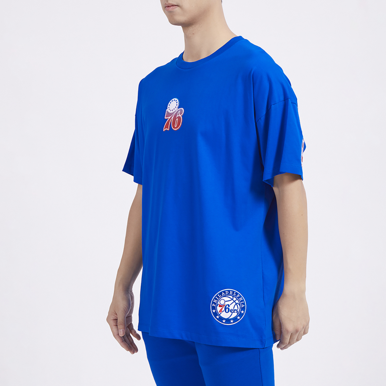 Pro Standard 76ers OS Letters CJ DS T-Shirt Image 3 of 5. Tap to open photo gallery.