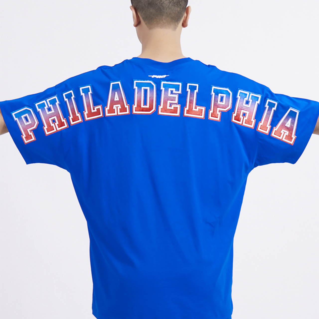 Pro Standard 76ers OS Letters CJ DS T-Shirt Image 5 of 5. Tap to open photo gallery.