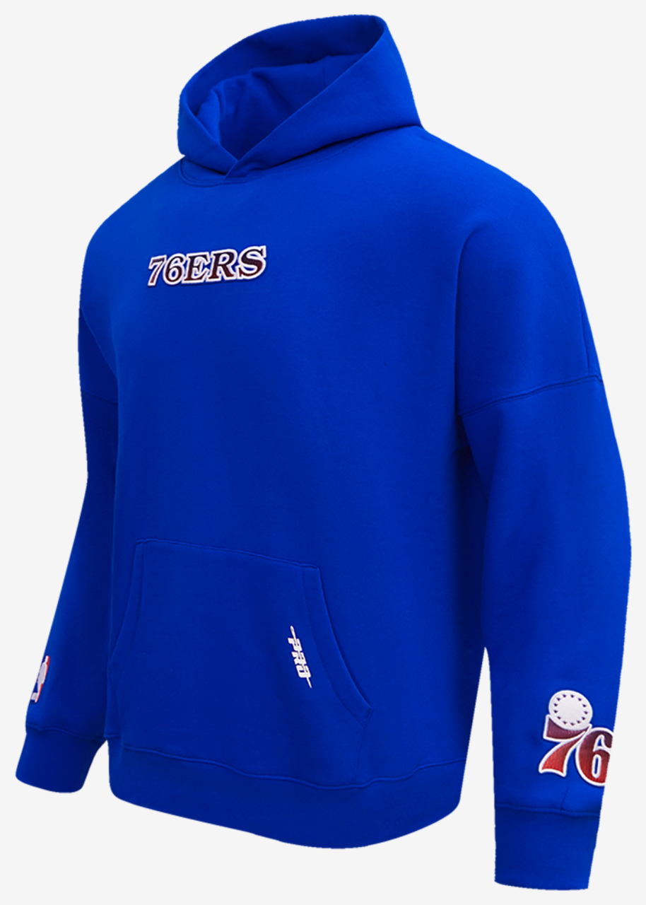 Pro Standard 76ers OS Letters Fleece P/O Hoodie Image 2 of 7. Tap to open photo gallery.