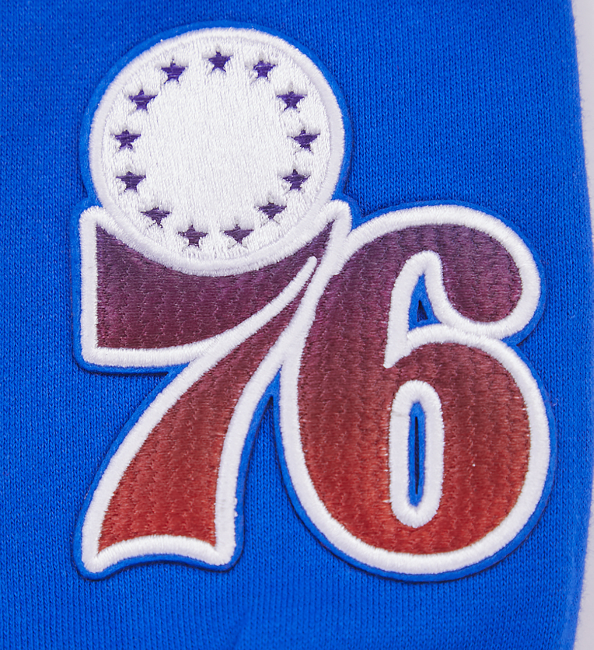 Pro Standard 76ers OS Letters Fleece P/O Hoodie Image 5 of 7. Tap to open photo gallery.