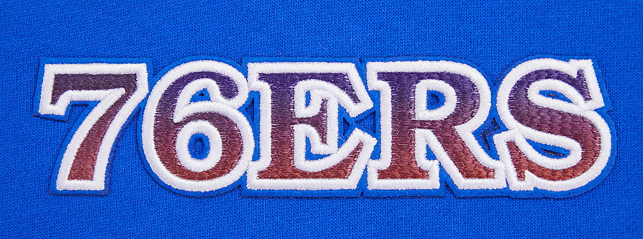 Pro Standard 76ers OS Letters Fleece P/O Hoodie Image 6 of 7. Tap to open photo gallery.