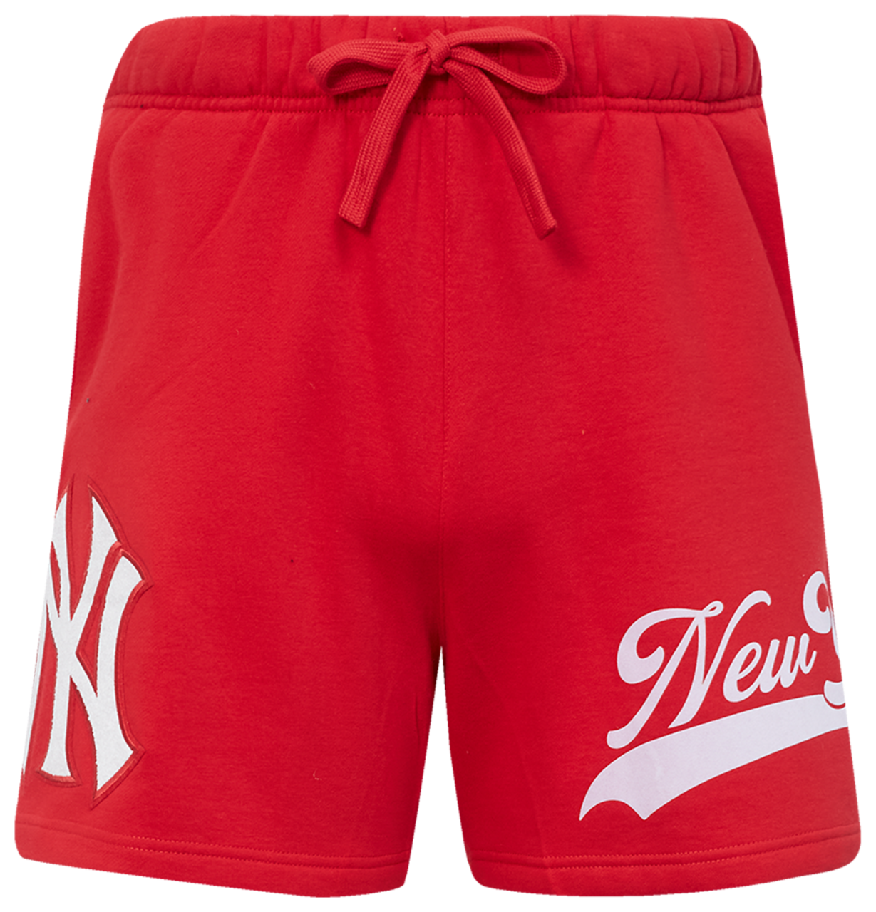 Pro Standard Yankees Living Large Fleece Shorts Image 1 of 6. Tap to open photo gallery.