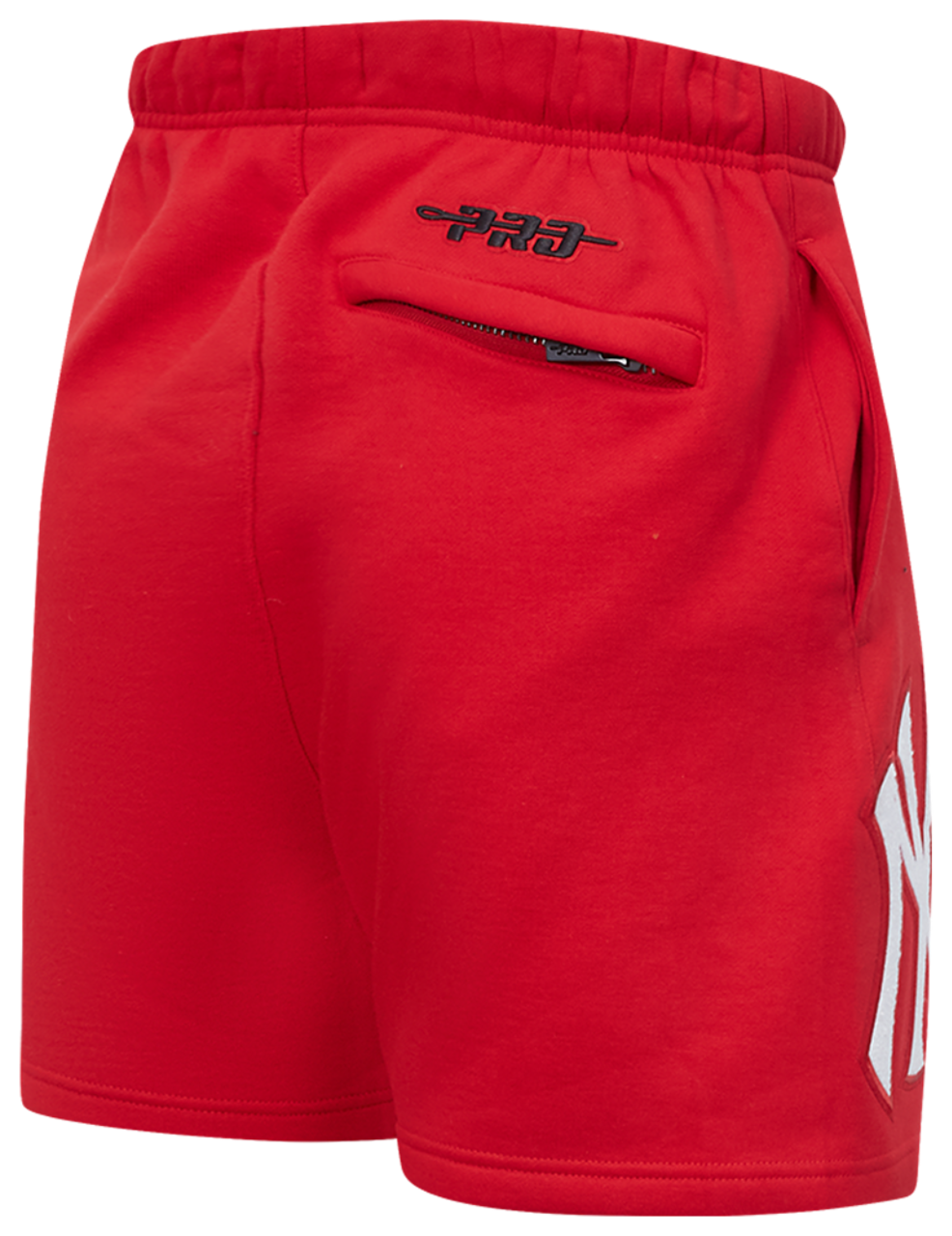 Pro Standard Yankees Living Large Fleece Shorts Image 4 of 6. Tap to open photo gallery.