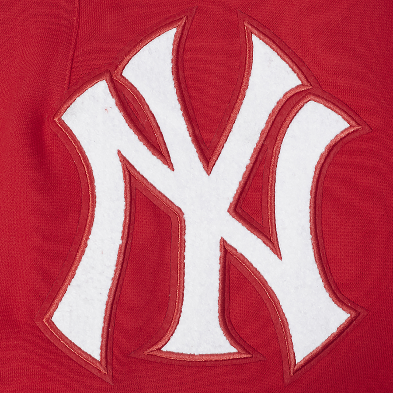 Pro Standard Yankees Living Large Fleece Shorts Image 5 of 6. Tap to open photo gallery.