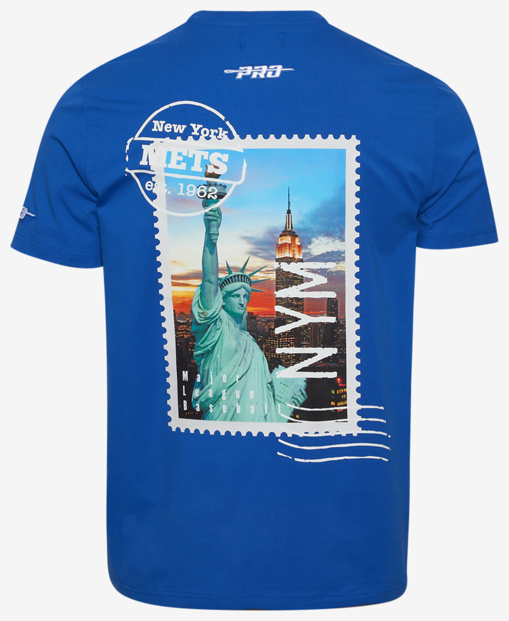 Pro Standard New York Mets Postage SJ T-Shirt Image 2 of 4. Tap to open photo gallery.