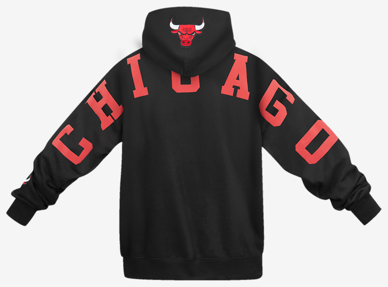 Pro Standard Bulls Logo Hoodie Image 2 of 7. Tap to open photo gallery.