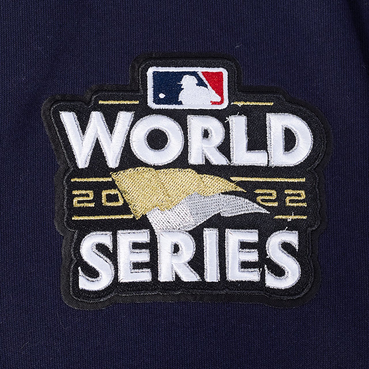 Pro Standard Astros Champs Drop Shoulder Crew Image 6 of 6. Tap to open photo gallery.