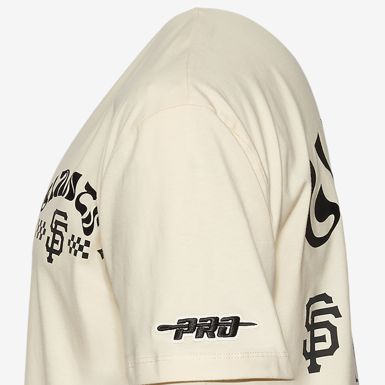 Pro Standard Giants Wavy Pro Drop Shoulder FC T-Shirt Image 3 of 3. Tap to open photo gallery.