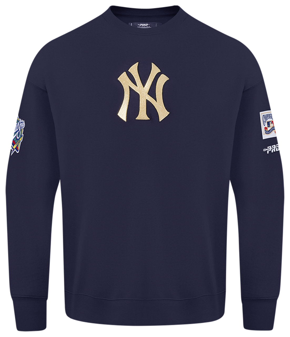 Pro Standard Yankees Champs Drop Shoulder Crew Image 1 of 8. Tap to open photo gallery.