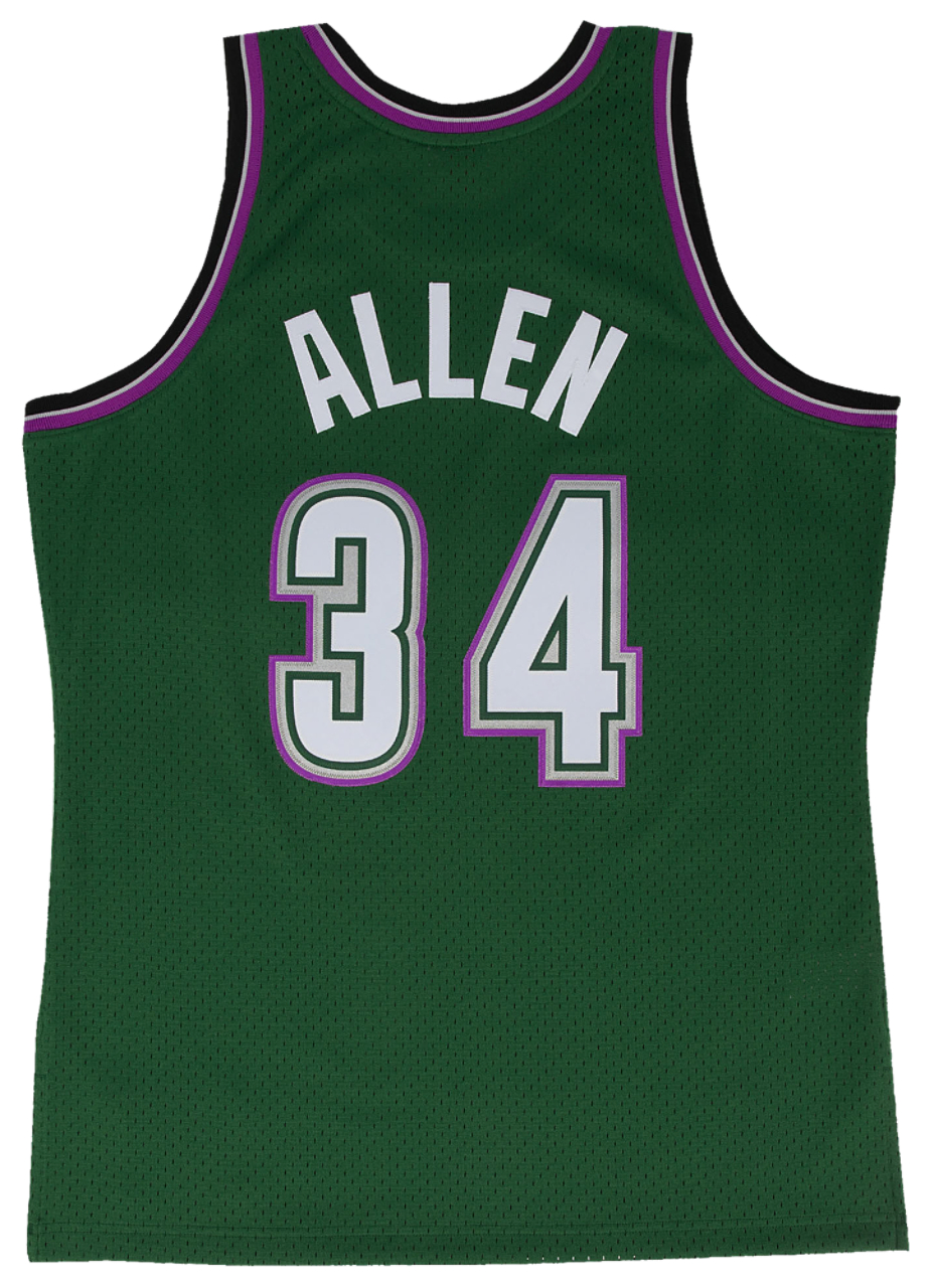 Mitchell & Ness SuperSonics Swingman Jersey Image 1 of 6. Tap to open photo gallery.
