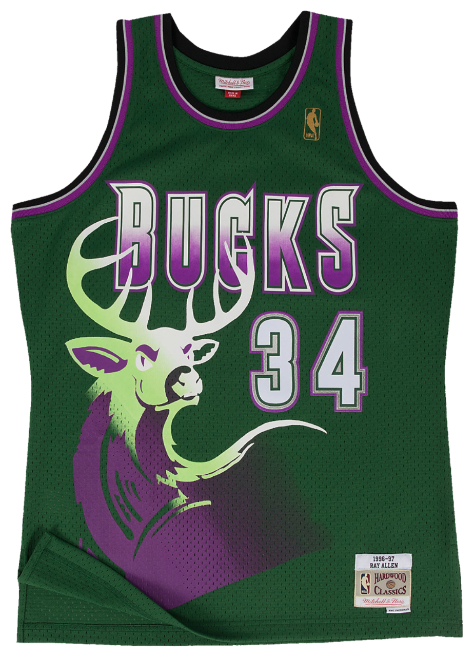 Mitchell & Ness SuperSonics Swingman Jersey Image 2 of 6. Tap to open photo gallery.