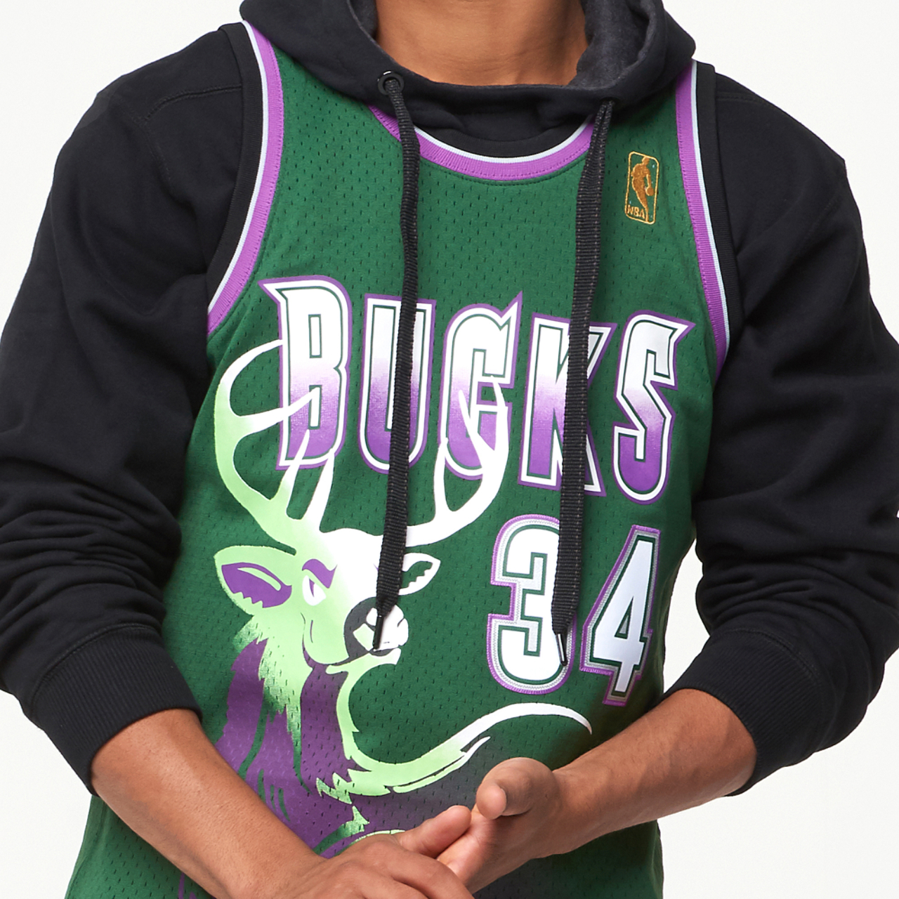 Mitchell & Ness SuperSonics Swingman Jersey Image 6 of 6. Tap to open photo gallery.