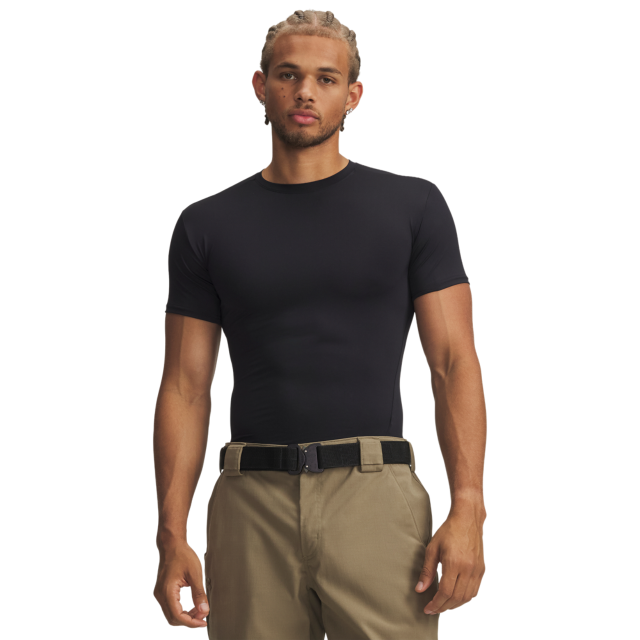 Under Armour Tactical HeatGear® Compression T-Shirt Image 1 of 3. Tap to open photo gallery.